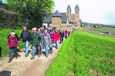Der Rheingauer Klostersteig führt auch an der Abtei St. Hildegard vorbei. Foto: Wolfgang Blum  Foto: Wolfgang Blum