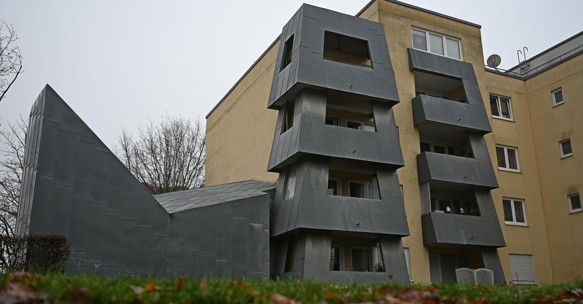 Star-Architekt-Gehrys-Sozialwohnungs-Raumschiff