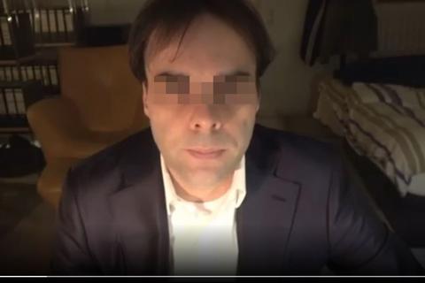 Der mutmaßliche Täter Tobias R. in einem Video.  Screenshot: wew/sv/VRM