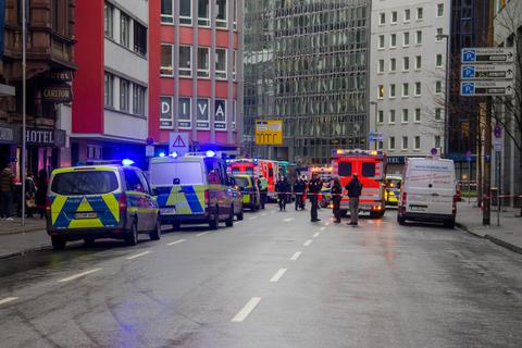 In Frankfurt hat ein Mann mit einem Messer auf Passanten eingestochen. Foto: 5vision.media