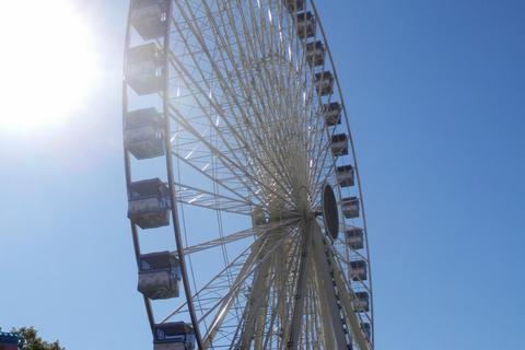 Europas größtes mobiles Riesenrad dreht sich auf der Mannheimer Oktobermess, dem größten Volksfest der Region. Foto: Heike Warlich