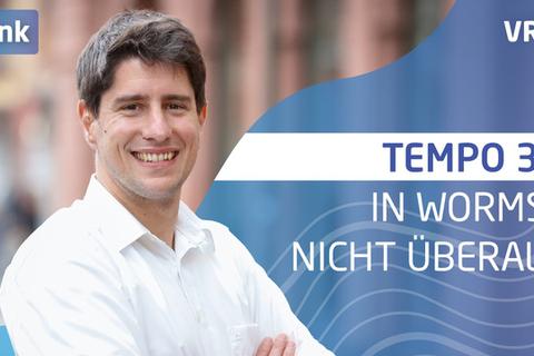Dennis Rink äußert sich in seiner Kolumne zu Tempo 30 in der Wormser Innenstadt. Foto: VRM