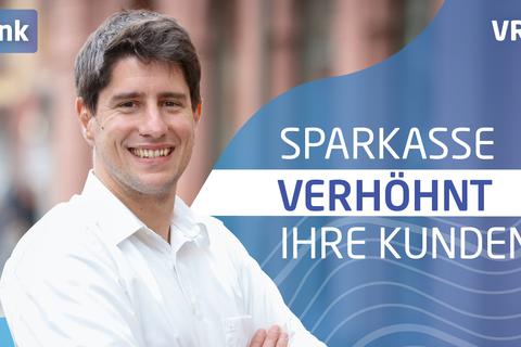 Warum und wie die gerade fusionierte Sparkasse Rheinhessen direkt zu Beginn das Vertrauen Ihrer Kunden verspielt haben könnte, erläutert Dennis Rink in seiner Videokolumne. Foto: VRM
