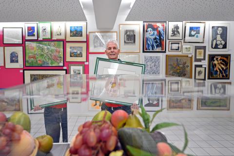 Klaus Döll, Vorsitzender des Kunstvereins, freut sich auf den Wormser Kunstmarkt. © Archivfoto: pakalski-press/Ben Pakalski