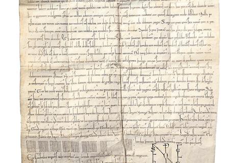 Die kaiserliche Goldbulle von 1184, deren Text die Wormser später auf einer Tafel über dem Nordportal des Domes anbringen ließen. Archivfoto: Stefan Blume