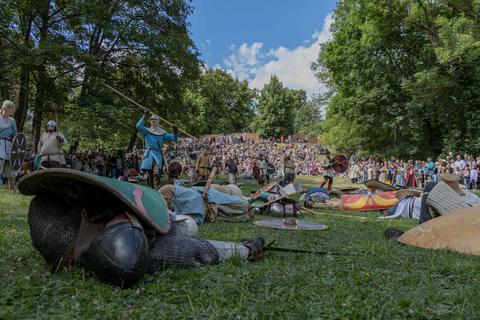 Die Feldschlacht gehört Jahr für Jahre zu den großen Höhepunkten des Spectaculums. Archivfoto: