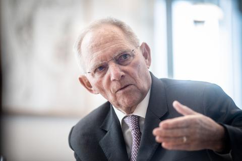 Bundestagspräsident Wolfgang Schäuble sieht "ein großes Bedürfnis nach Veränderung, weil wir spüren, dass wir nicht so weitermachen können."  Foto: dpa