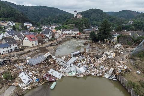 Die Schäden der Flutkatastrophe 2021 im Ahrtal.