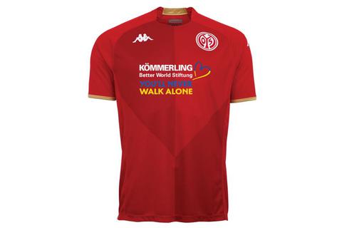 Das neue 05-Trikot mit der Sonderbeflockung. Foto: Mainz 05