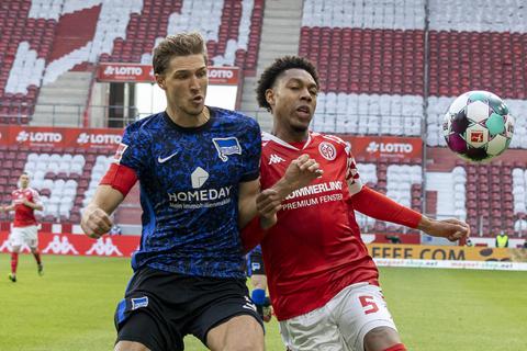 Mainz 05 im Heimspel gegen Hertha BSC. Foto: Sascha Kopp / VRM Bild