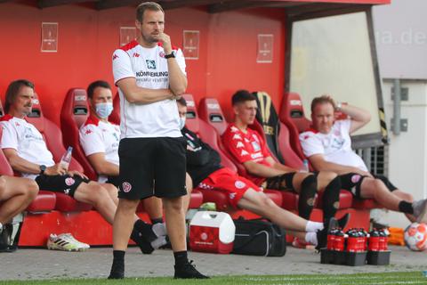 Mainz 05-Trainer Bo Svensson. Foto: René Vigneron