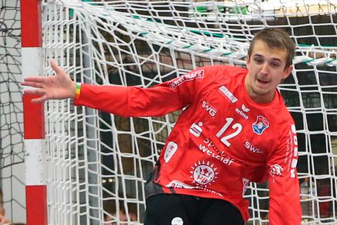Wird in der kommenden Saison nicht mehr im Tor des TV Hüttenberg stehen: Dominik Plaue.