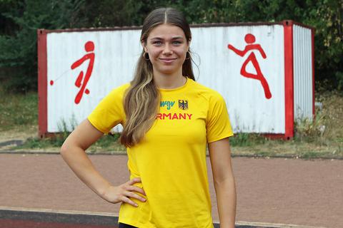 Bestleistungen, Trainingslager in den USA und die U20-WM in Kolumbien: Hinter der Sprinterin Sina Kammerschmitt (TG Worms) liegt ein sportlich erfolgreiches Jahr. Foto: pakalski-press/ Christine Dirigo