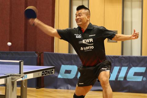 Der Leiselheimer Chen Weixing spielte in Hamm stark auf und gewann seine beiden Einzel 3:0. Foto: pakalski-press/Christine Dirigo