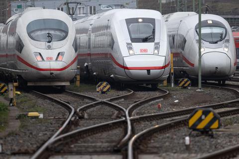 Züge auf Abstellgleisen: Der anstehende Ausstand wird erneut weite Teile des Bahnverkehrs in Deutschland lahmlegen.